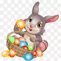 复活节兔子复活节彩蛋蜜蜂兔子-复活节