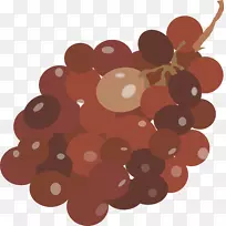 葡萄叶葡萄酒水果剪贴画-葡萄