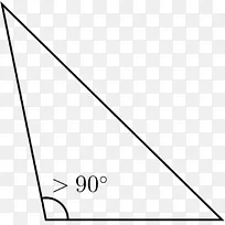 尖锐钝三角形内三角形