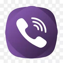 Viber计算机图标电话呼叫图标设计-Viber