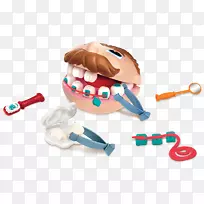 玩-doh牙医玩具医生儿童玩具