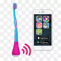 电动牙刷，刷牙，清洁玩具刷.牙刷