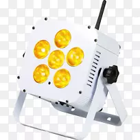 抛物线渗铝反射器灯DMX 512黄色红外光