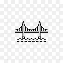 金门大桥旧金山奥克兰湾大桥旧金山渡船大厦纵横交错