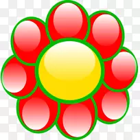 电脑图标剪贴画-太阳花