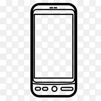 智能手机电话iPhone剪贴画-智能手机