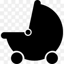 婴儿运输尿布婴儿电脑图标.婴儿运输护罩