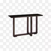 桥墩桌家具木长方形四脚桌