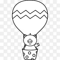 热气球夹艺术-热气球可爱