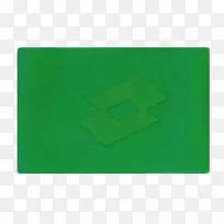 放置垫子绿色长方形材料-网金
