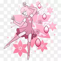 复活节彩蛋夹艺术-粉红色珍珠