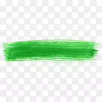 绿色画笔