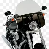 挡风玻璃摩托车整流罩哈雷-戴维森孟菲斯阴影公司-摩托车