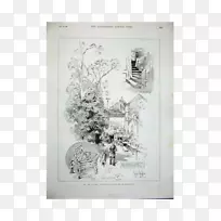 高格画框绘图印刷-女士王冠