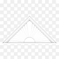 三角形屋顶线艺术-三角形