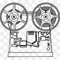 电影放映机电脑图标剪贴画放映机