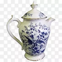 陶瓷蓝白陶杯花瓶杯
