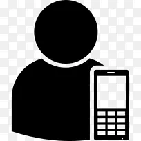 电脑图标移动电话用户智能手机-智能手机