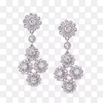 耳环珠宝立方氧化锆珍珠袍珠宝