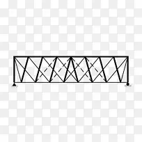汉普顿桥，瓦加澱川橋梁桁架桥-桥