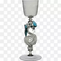 康宁玻璃博物馆威尼斯吹玻璃圣杯玻璃