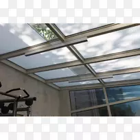 玻璃隔热玻璃屋顶折叠式百叶窗.玻璃