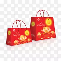 月饼bánh咸蛋cốm中秋节-清华