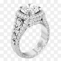 婚戒订婚戒指钻石丝-创意婚戒