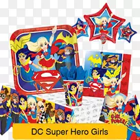 超级英雄纸制餐巾生日派对