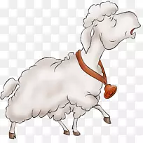 羊牛宰牲节短片艺术-卡通羊