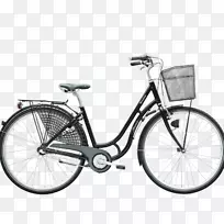 城市自行车钻石黄玉-自行车