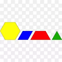 菱形六角黄色三角形图案.三角形图案