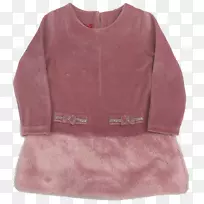 极地羊毛袖粉红色m毛皮rtv粉红色