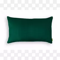投掷枕头垫绿色枕头
