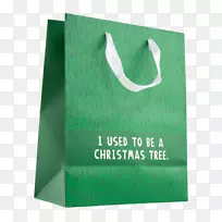 购物袋和手推车绿色手提包-礼品