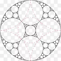 阿波罗垫片分形圆m bius变换数学圆