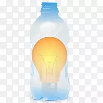 水瓶，塑料瓶，玻璃瓶，液态水