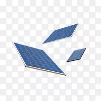 太阳能电池板能源屋顶太阳能角