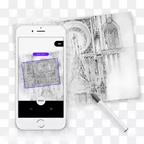 绘画艺术家描画纸数码艺术.iphone绘图
