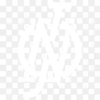 标志白色品牌字形线