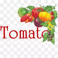 番茄汤，白兰地，意大利番茄派，有机食品，传家宝，番茄-五颜六色的条