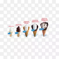 冰淇淋锥，奶昔，巧克力，布朗尼，奶制品皇后-冰淇淋