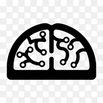 人工智能符号计算机图标机器人符号