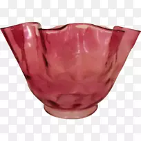 花瓶玻璃碗粉红色m rtv粉红色花瓶