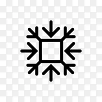 计算机图标空调符号雪花符号