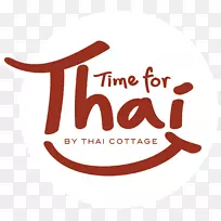 泰国料理街头美食外卖标志