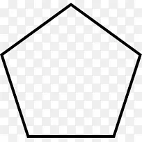 正多边形五角正则多边形几何形状