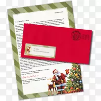 圣诞老人鲁道夫北极信来自圣诞老人-圣诞信