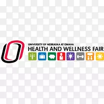 内布拉斯加大学奥马哈标志品牌字体-健康与健康