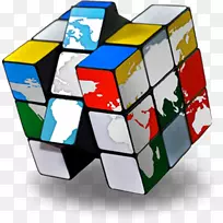 鲁比克立方体三维空间拼图立方体